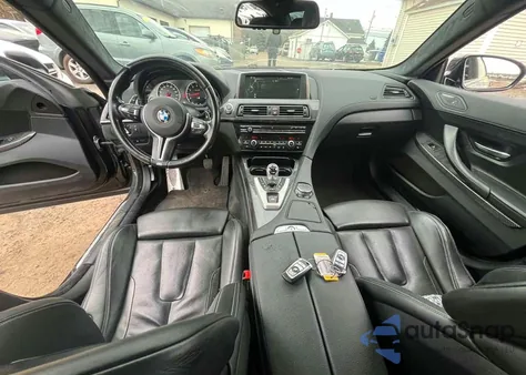 2015 BMW M6 Gran Coupe из США, поврежденный, VIN WBS6C9C53FD467954